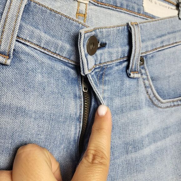 Rag & Bone Dre Capri in Marina Jeans Size 26 - Picture 4 of 12